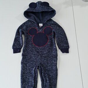 Disney Baby Mickey Mouse Romper One Piece Hood Ears